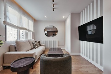living - Piso de 121m² en venta en Retiro, Madrid - featured
