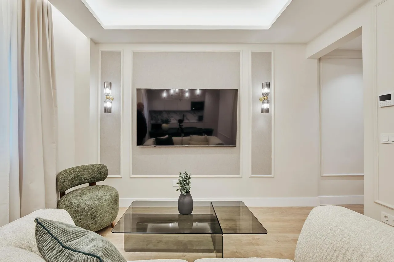 living - Piso de 101m² en venta en Retiro, Madrid - gallery - 5