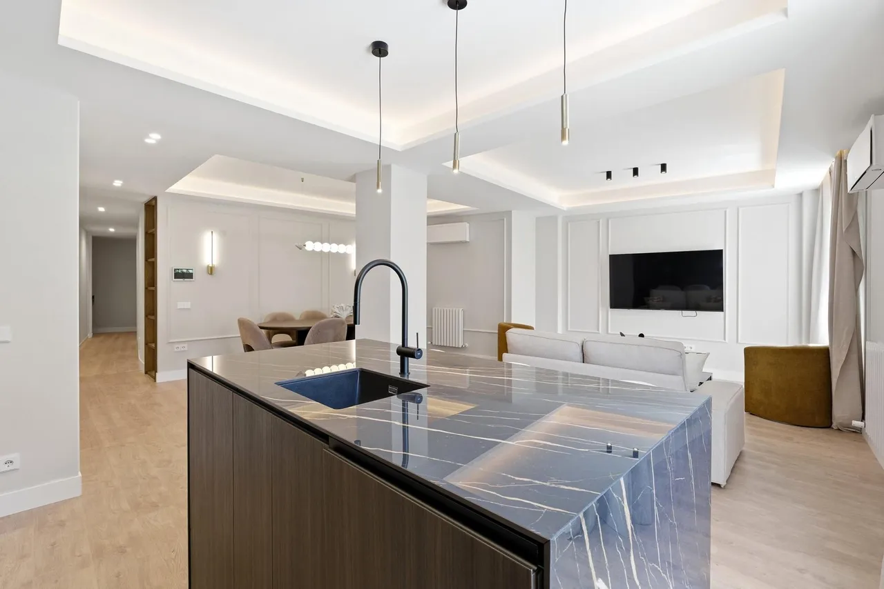 living - 168m² apartment for sale in Goya, Madrid - gallery - 6