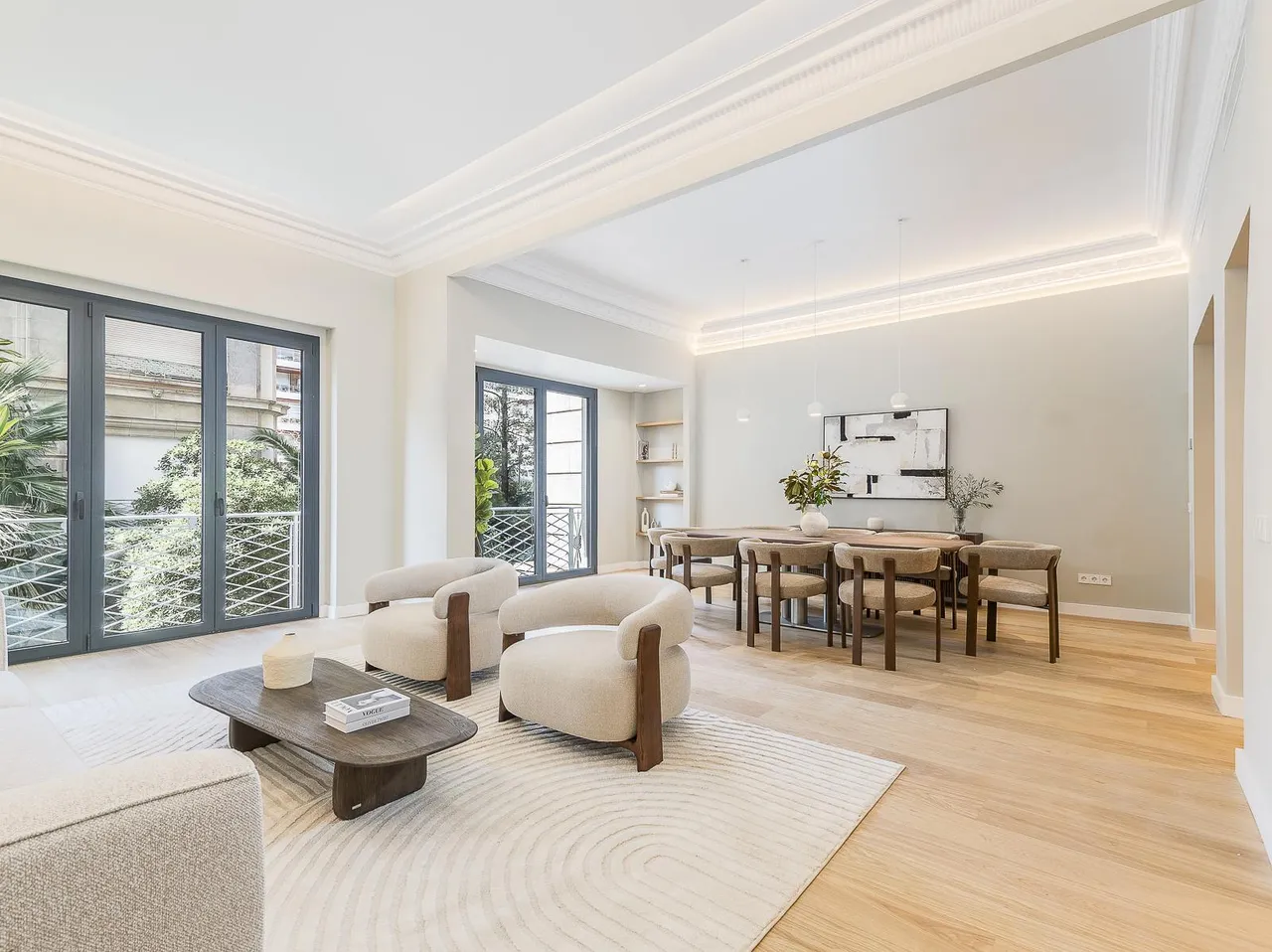 living - 223m² apartment for sale in Sant Gervasi - Galvany - gallery - 2