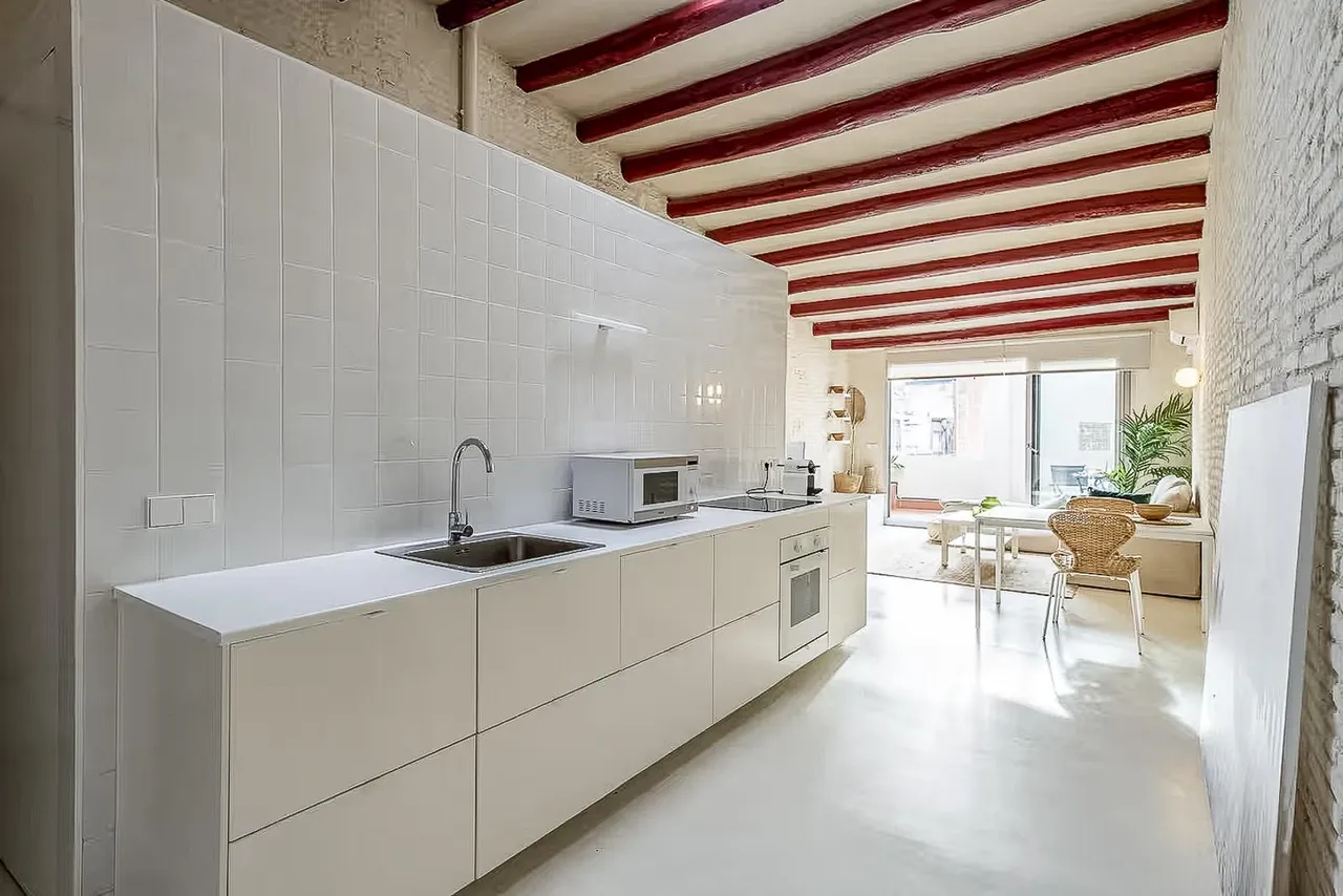 living - Piso de 57m² con 15m² terraza en venta en Poblenou - gallery - 7
