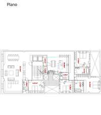 living - Piso de 289m² con 6m² terraza en venta en Gran Vía - Plano del piso thumbnail - 1