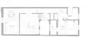 living - 90m² apartment for rent in El Born, Barcelona - Floor Plan thumbnail - 1