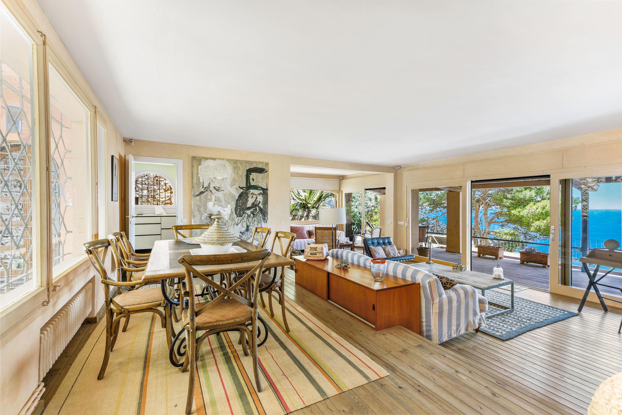 living - Villa con vistas del mar en venta, Costa Brava - gallery - 6