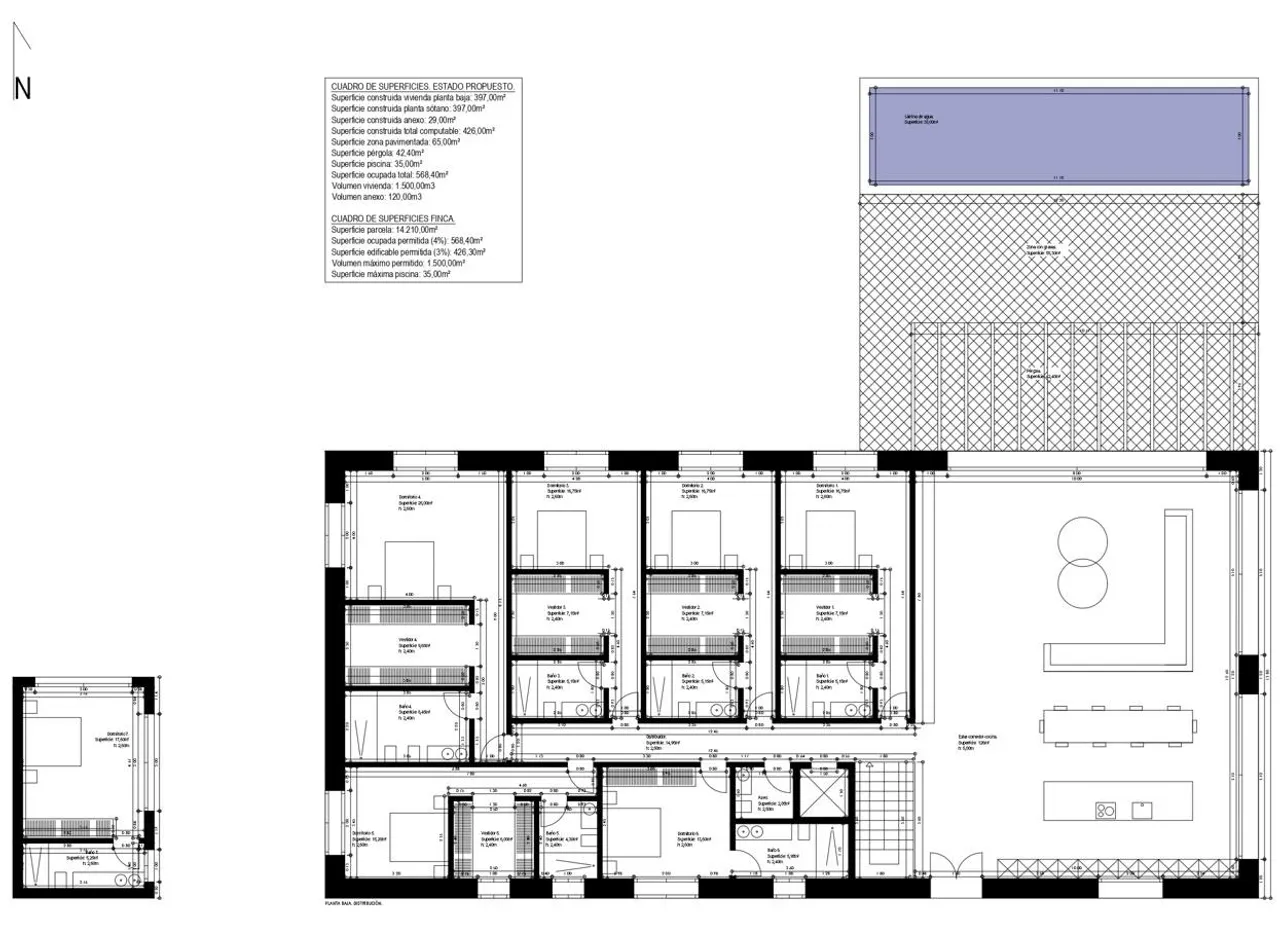 living - 858m² house / villa for sale in Marratxí, Balearic Islands - Floor Plan - 1