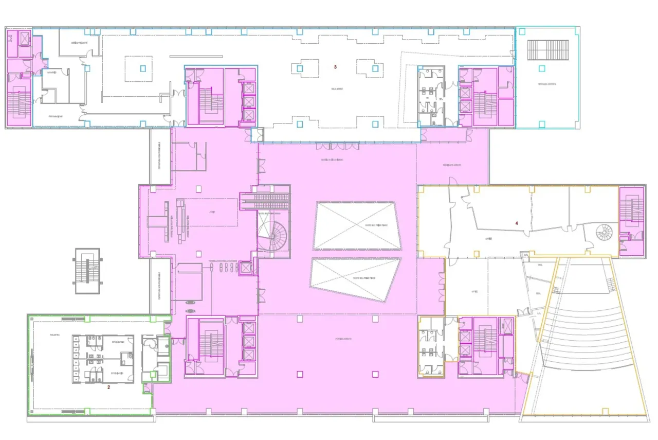 office - Maciachini Business Park - Kantoren - Dils - Verdiepingsplan - 7