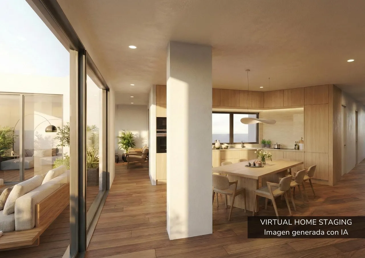 living - 189m² penthouse with 33m² terrace for sale in Sant Francesc - gallery - 4