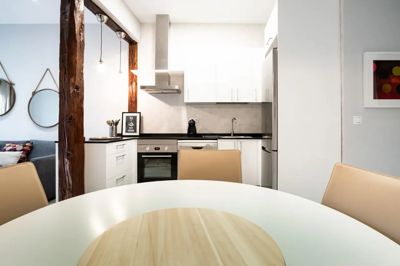 living - 45m² apartment for rent in Cortes / Huertas, Madrid - gallery - 7