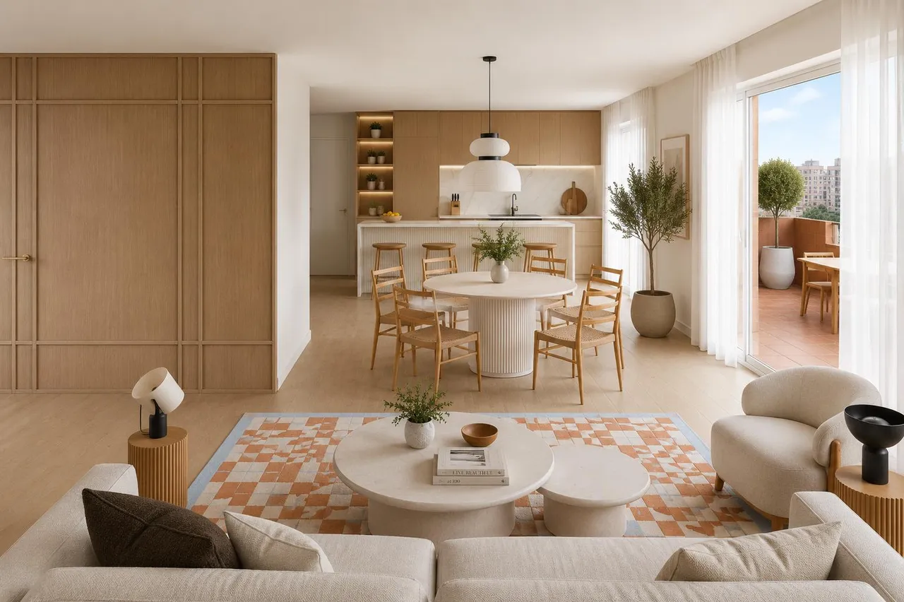 living - Piso de 172m² con 30m² terraza en venta en Fuente del Berro - gallery - 6