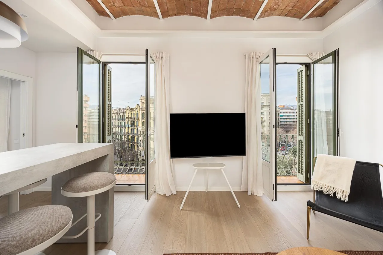 living - Piso de 103m² en venta en Eixample Derecho, Barcelona - gallery - 5