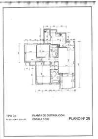 living - 109m² apartment with 14m² terrace for sale in Marbella Centre - Floor Plan thumbnail - 1