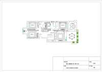 living - 134m² apartment with 20m² terrace for sale in New Golden Mile - Floor Plan thumbnail - 1