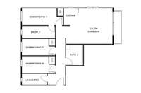 living - Ático de 129m² en venta en Capdepera, Islas Baleares - Plano del piso thumbnail - 1