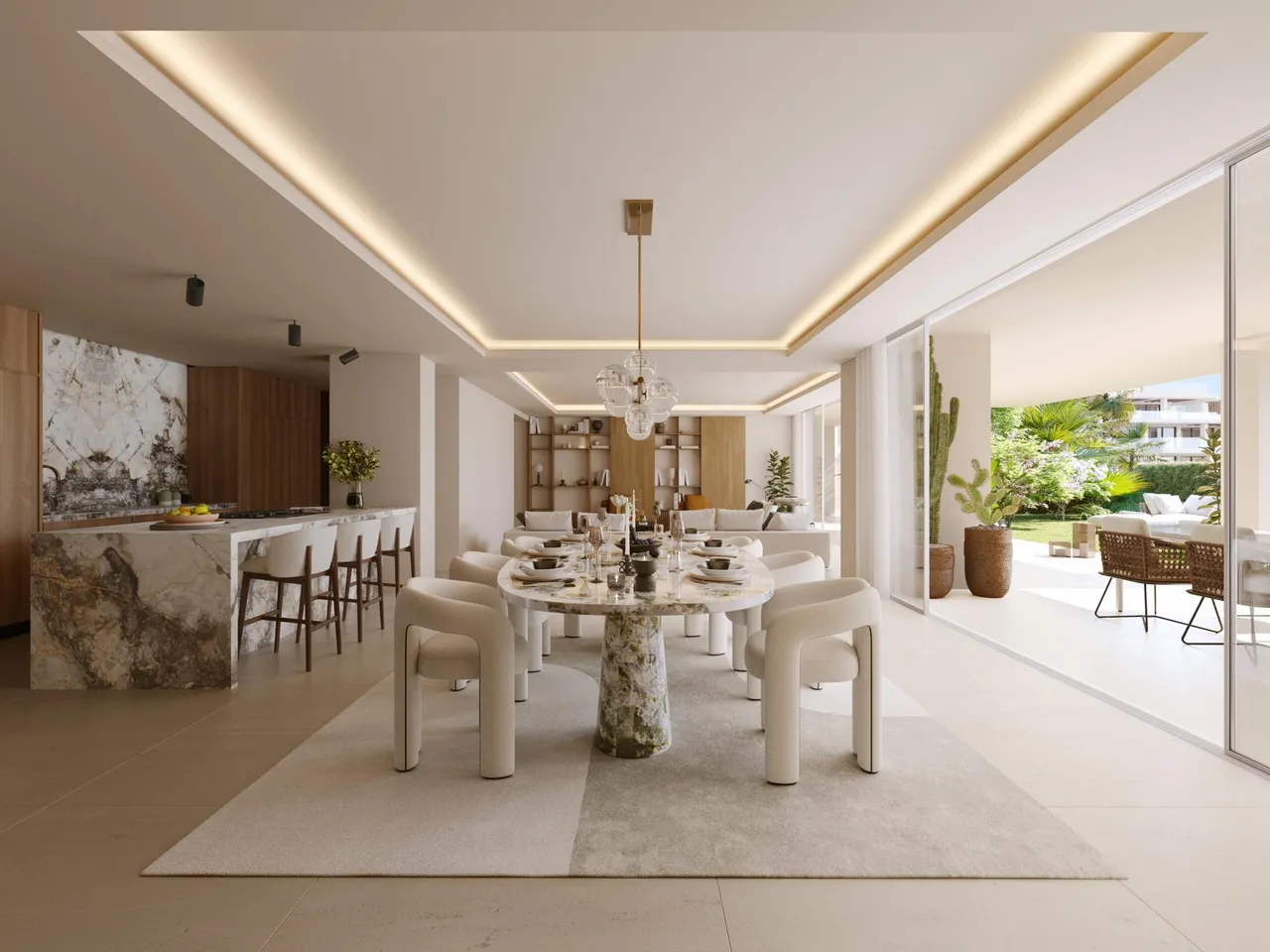 living - Luxury apartments and penthouses for sale with private pools on Marbella’s Golden Mile - gallery - 6