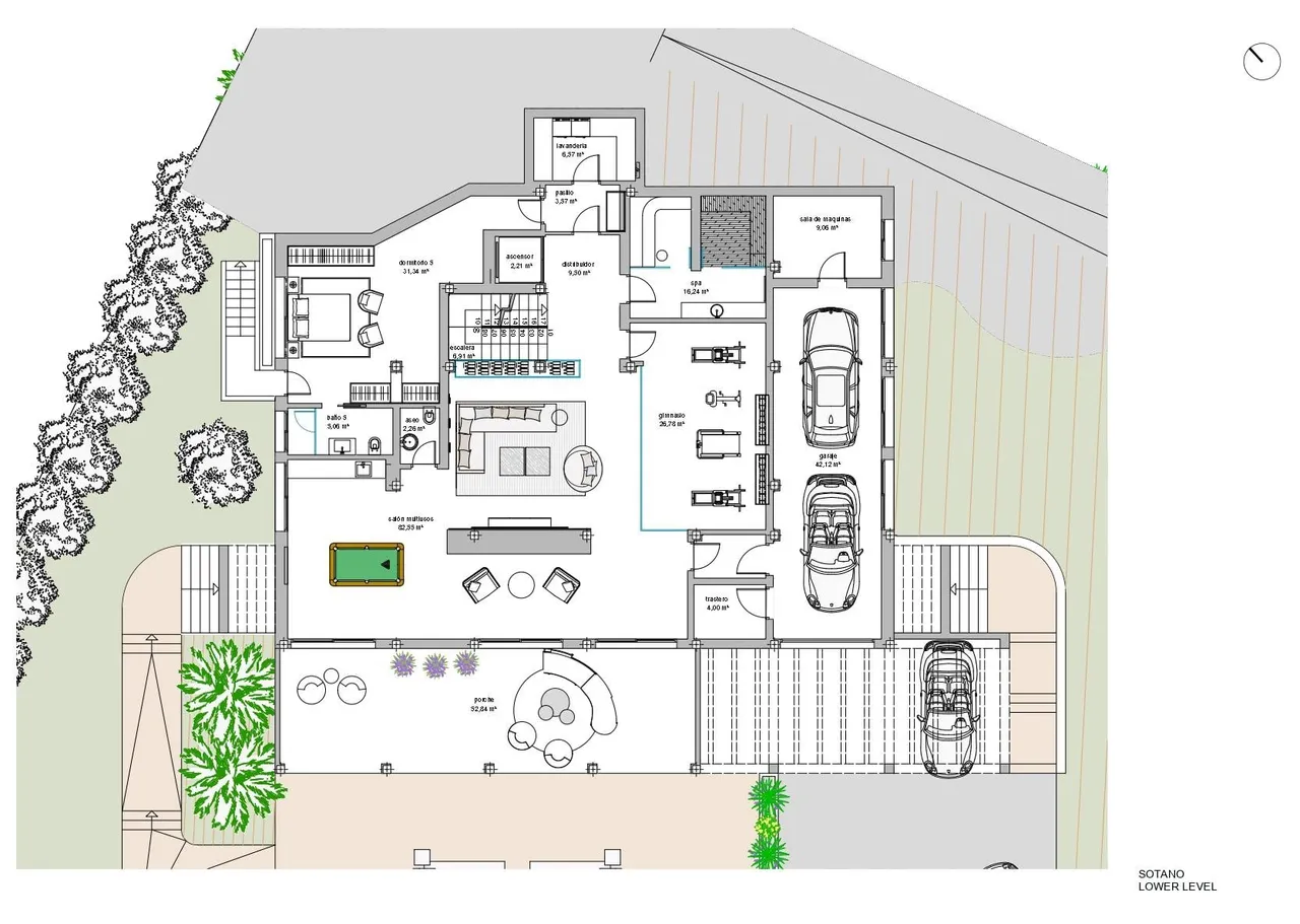 living - Casa / villa de 1,112m² con 2,529m² de jardín en venta en Nueva Andalucía - Plano del piso - 4
