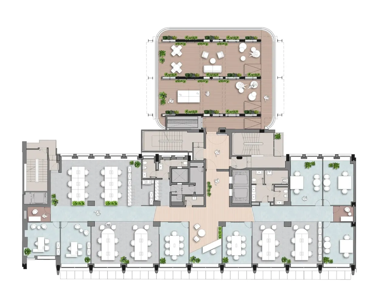 office - Sempione 68 - Office - Dils - Plan d'étage - 3