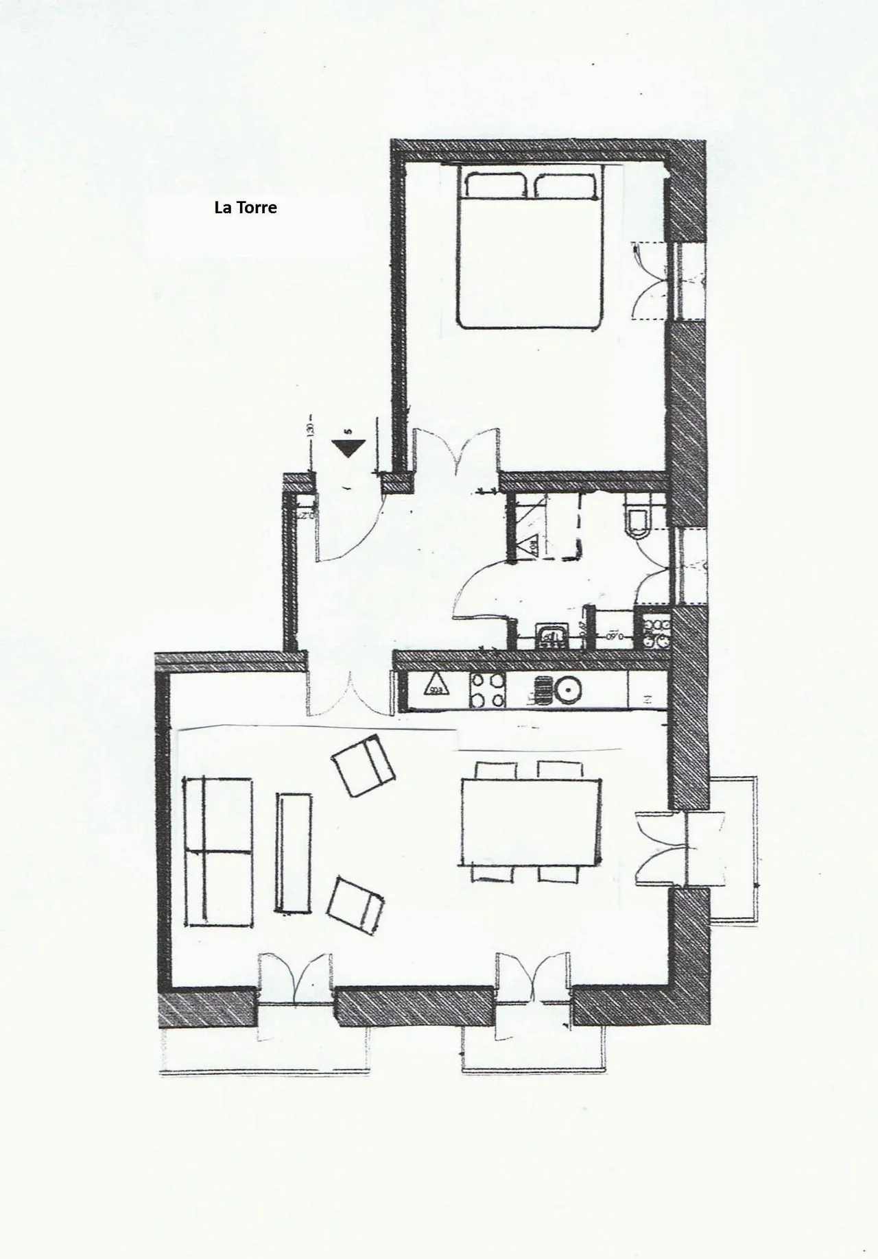 living - 1,200m² country house for sale in Penedès, Barcelona - Floor Plan - 6