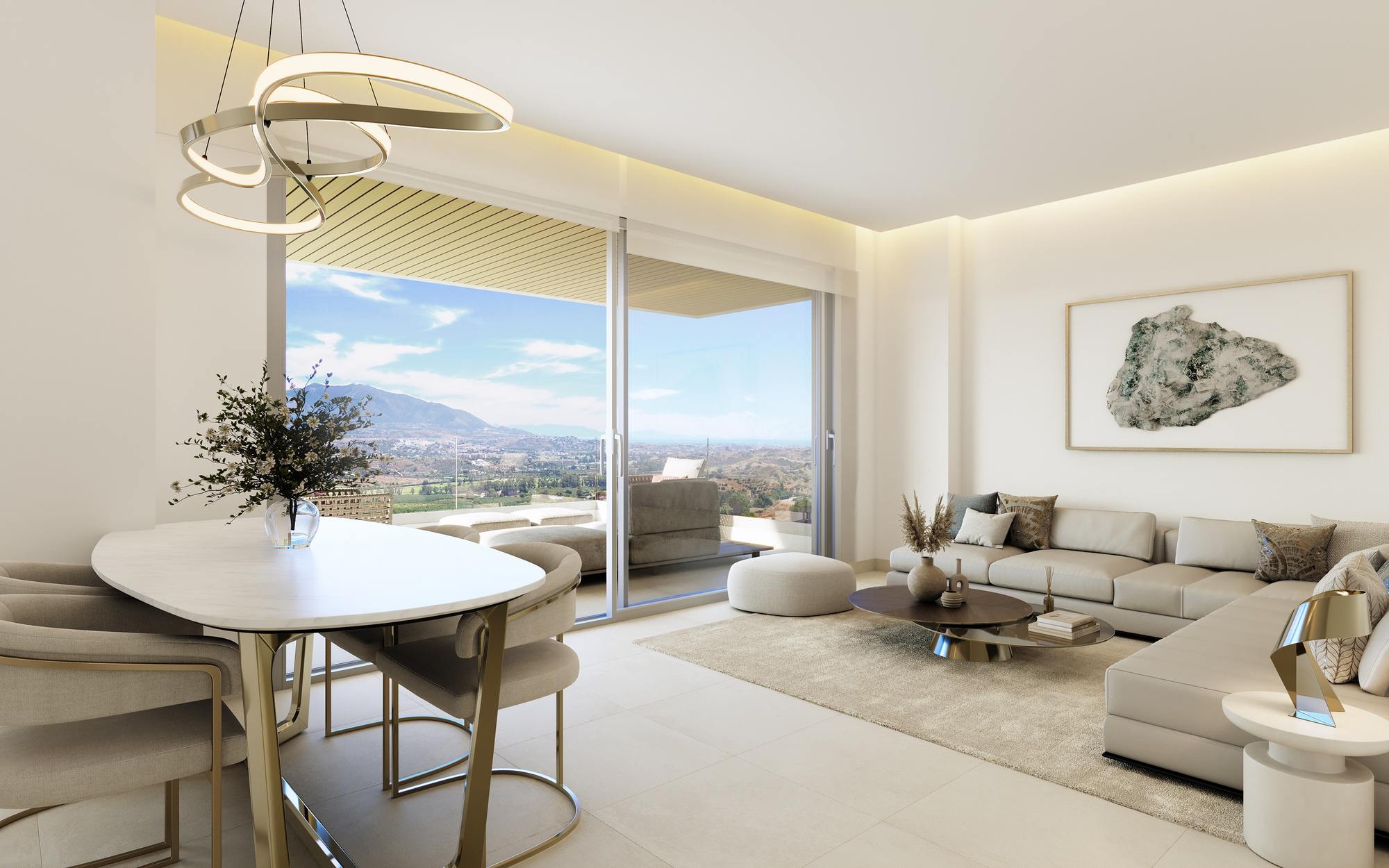 living - Sunrise Golf Residences, Mijas, Costa del Sol - gallery thumbnail - 5