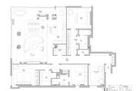 living - 200m² apartment with 18m² terrace for sale in Castellana - Floor Plan thumbnail - 1