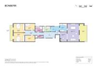 living - 160m² apartment with 18m² terrace for sale in Eixample Left - Floor Plan thumbnail - 1
