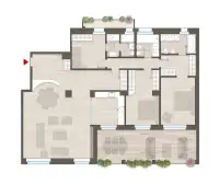 living - Boscovich 49 - Living - Dils - Planimetria thumbnail - 1