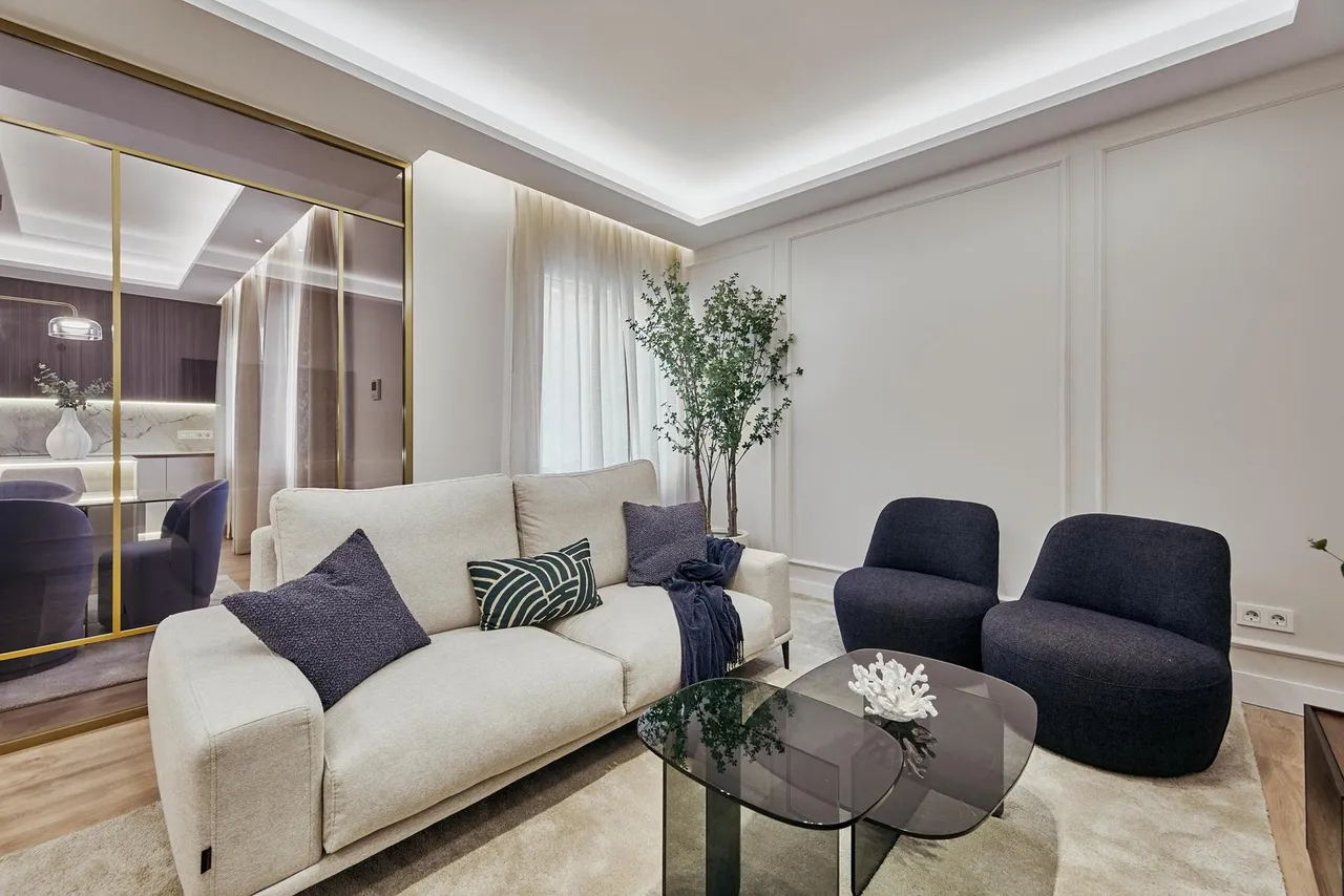 living - 120m² apartment for sale in Castellana, Madrid - gallery - 4