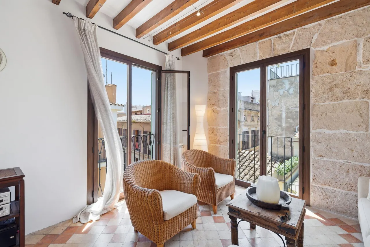 living - 210m² penthouse with 40m² terrace for sale in Palma de Mallorca - gallery - 5