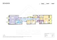 living - 210m² apartment for sale in Eixample Right, Barcelona - Floor Plan thumbnail - 1