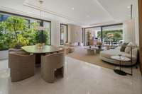 living - Ático de 252m² con 102m² terraza en venta en Milla de Oro - gallery thumbnail - 6