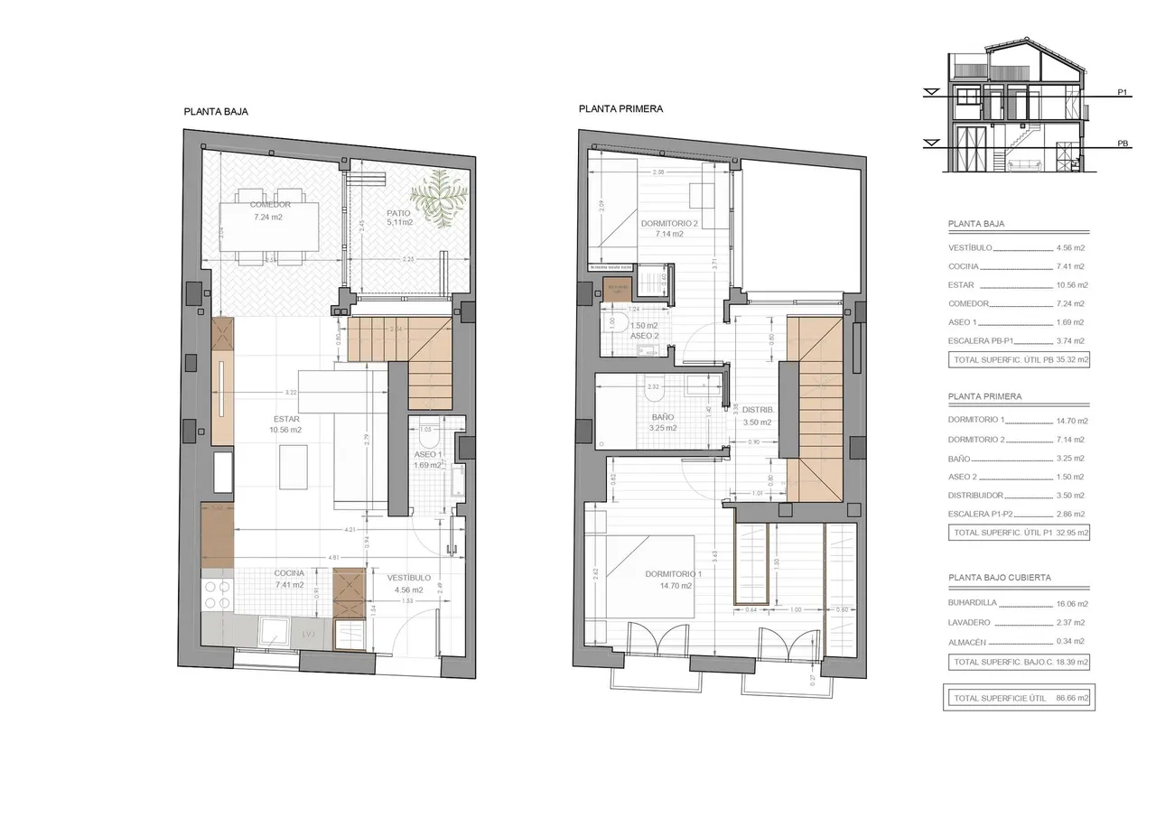 living - Casa / villa de 135m² en venta en Extramurs, Valencia - Plano del piso - 3