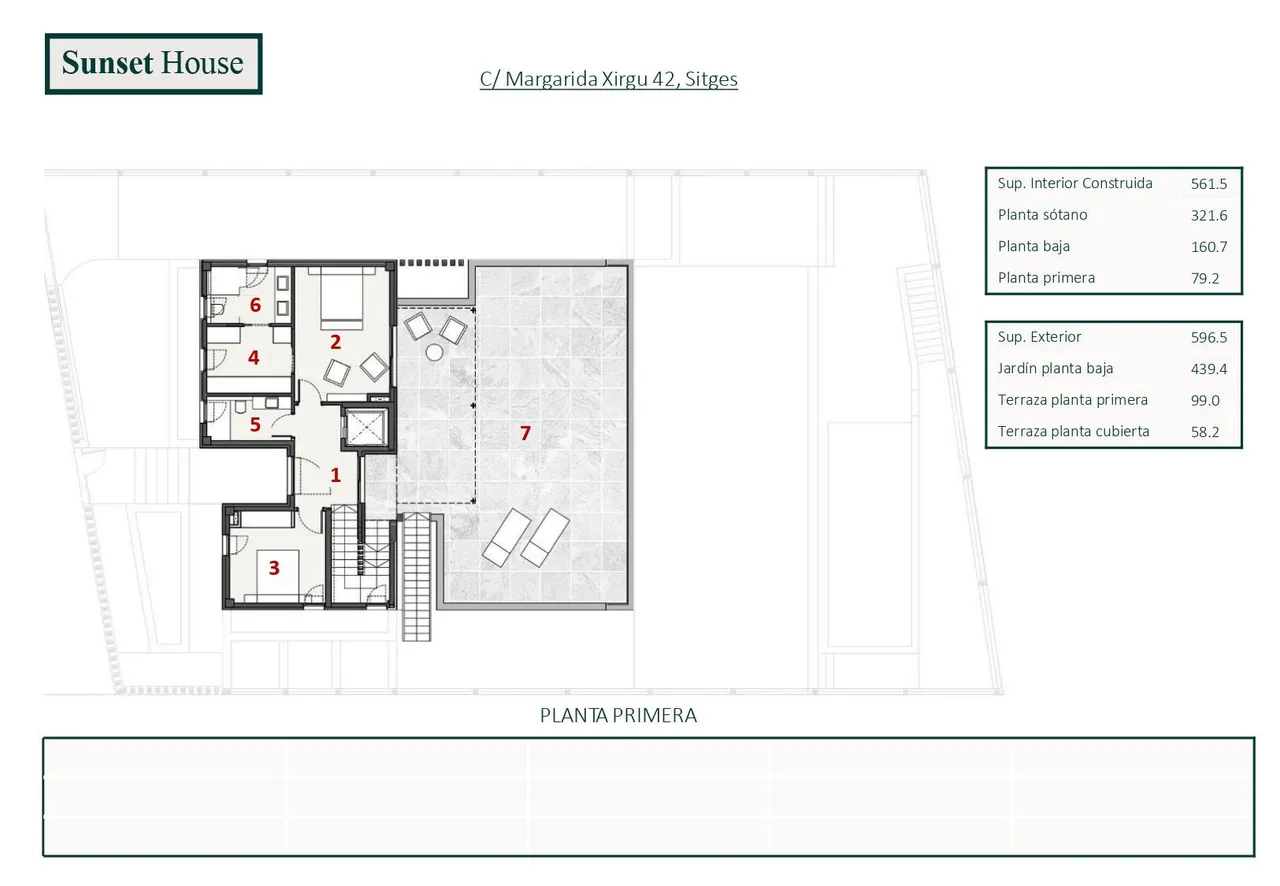 living - 561m² house / villa for sale in La Plana, Barcelona - Floor Plan - 2