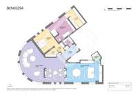 living - 185m² apartment for sale in Turó Park, Barcelona - Floor Plan thumbnail - 1