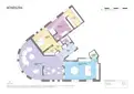 living - Piso de 185m² en venta en Turó Park, Barcelona - Plano del piso thumbnail - 1