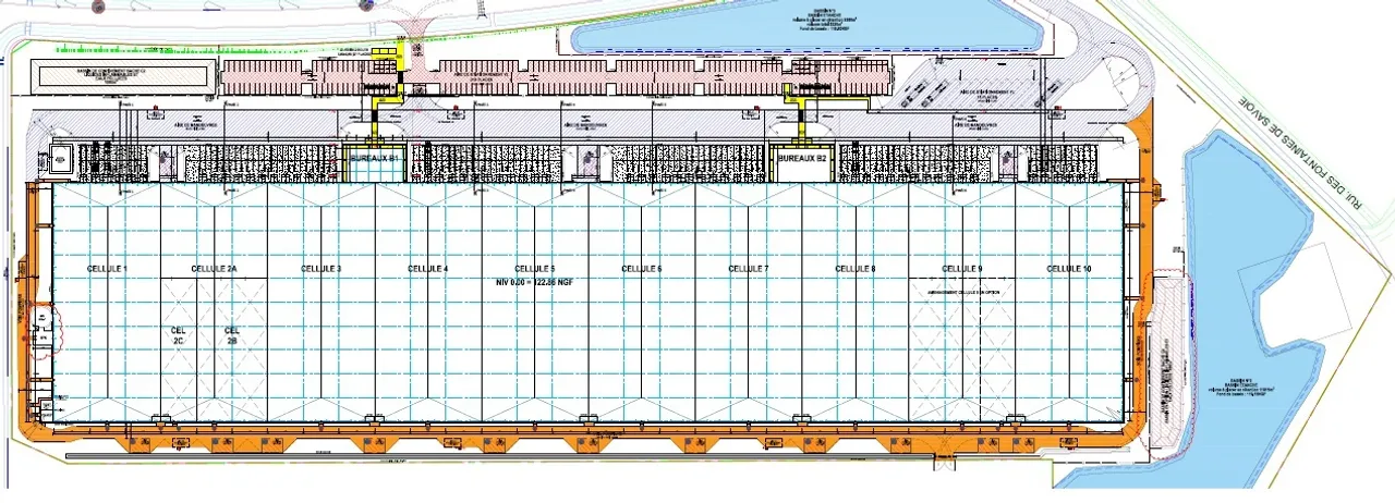 logistics - Logistics Warehouse For Rent - Floor Plan - 1
