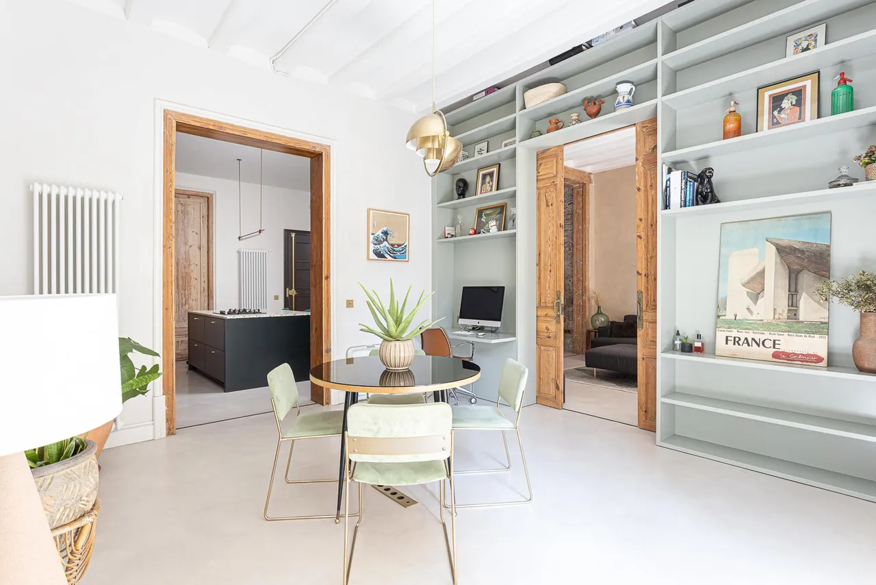 living - Piso de 178m² con 7m² terraza en venta en Gótico, Barcelona - gallery - 4