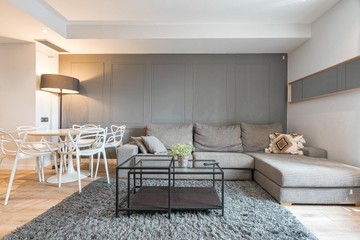 living - 96m² apartment for sale in Eixample Right, Barcelona - featured