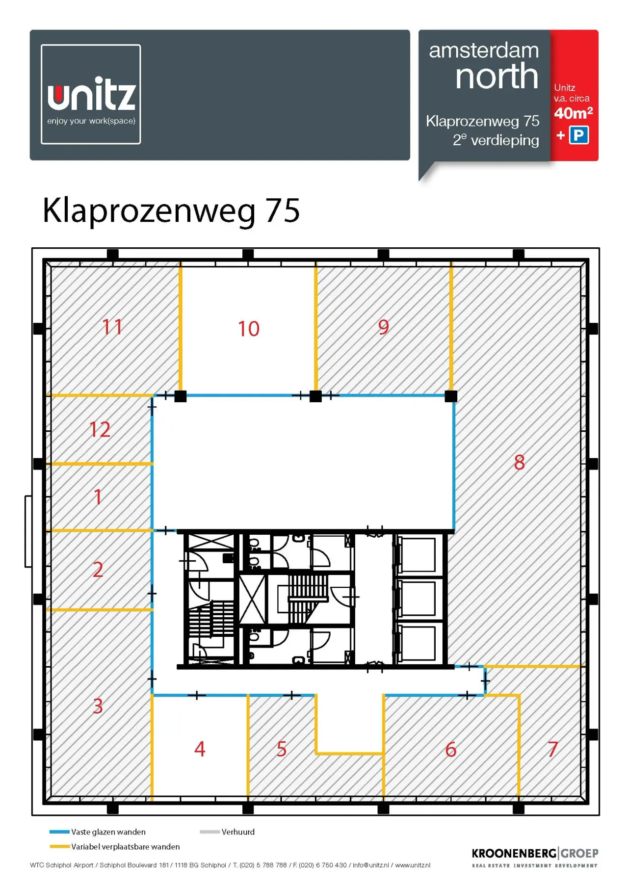 office - Klaprozenweg 75-A1 - Office - Dils - Floor Plan - 2