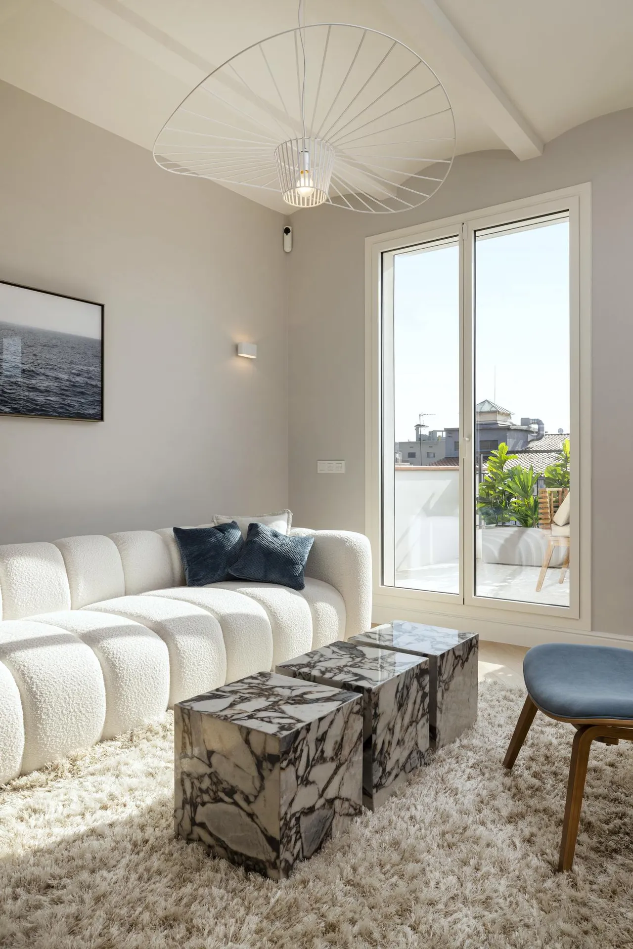 living - 133m² penthouse with 40m² terrace for sale in Eixample Right - gallery - 5