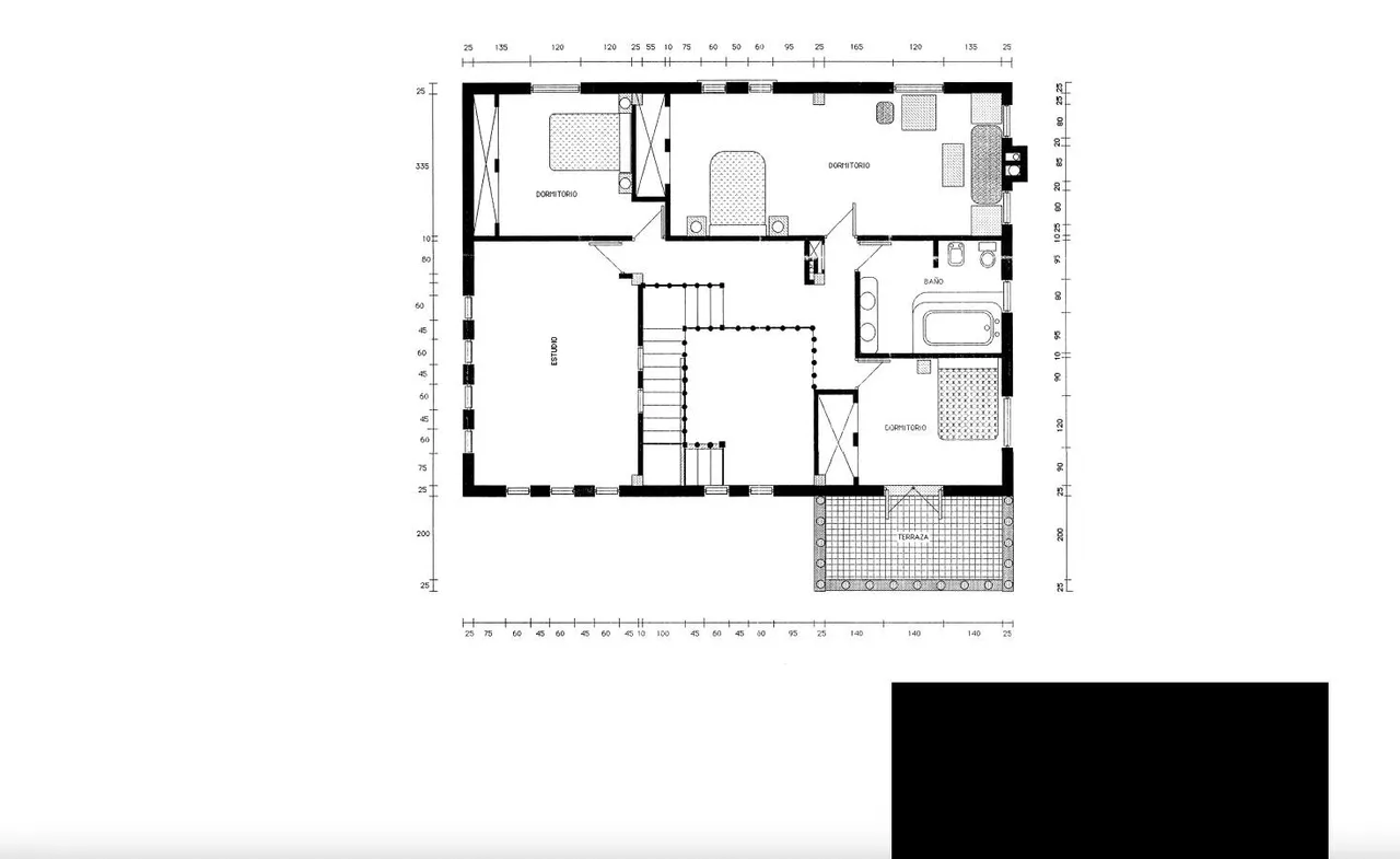 living - Casa rural de 350m² en venta en Esporles, Islas Baleares - Plano del piso - 3