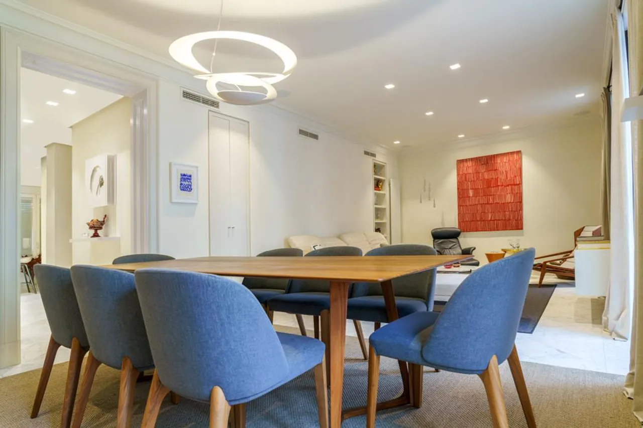 living - 120m² apartment for rent in Castellana, Madrid - gallery - 6