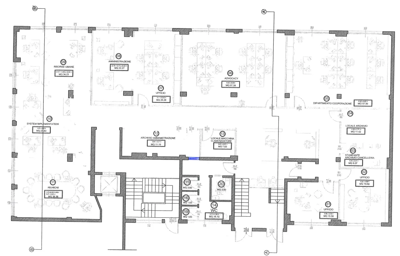 office - MS6 - Serio 6 - Office - Dils - Verdiepingsplan - 1