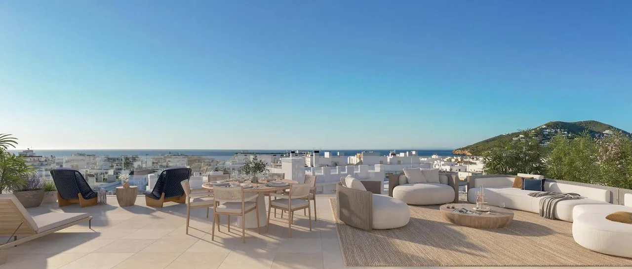 living - Santa Eulalia Apartments - gallery - 8