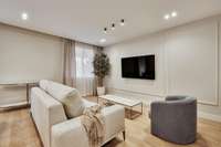 living - 152m² apartment with 17m² terrace for sale in Lista, Madrid - gallery thumbnail - 2