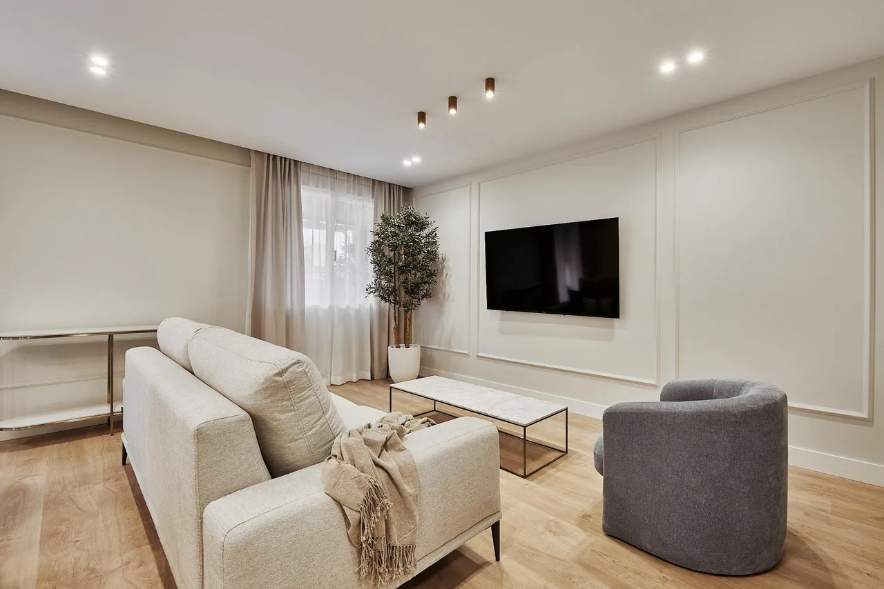 living - Piso de 152m² con 17m² terraza en venta en Lista, Madrid - gallery - 2