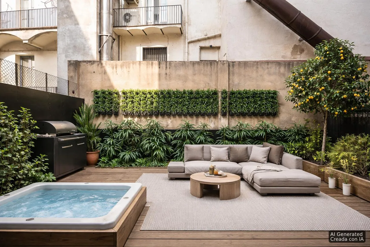 living - Piso de 92m² con 62m² terraza en venta en Gótico, Barcelona - gallery - 3