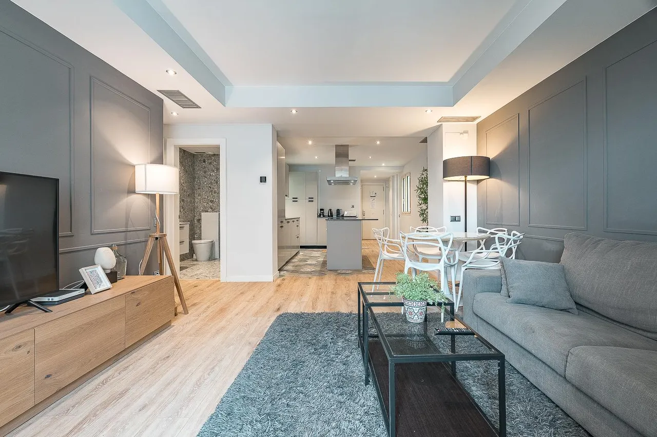 living - 96m² apartment for sale in Eixample Right, Barcelona - gallery - 6