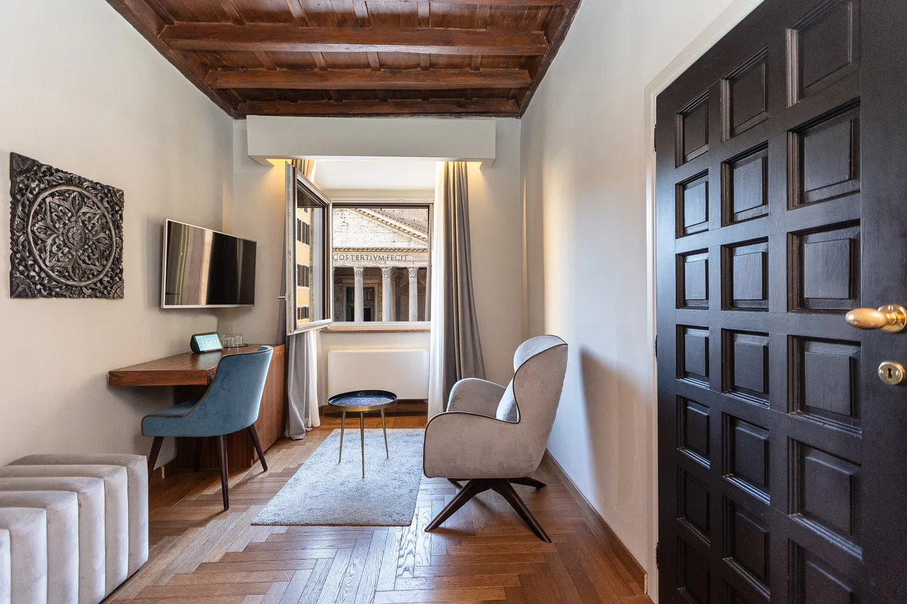living - Three-room apartment for sale via della Rosetta 11 Rome - gallery - 8
