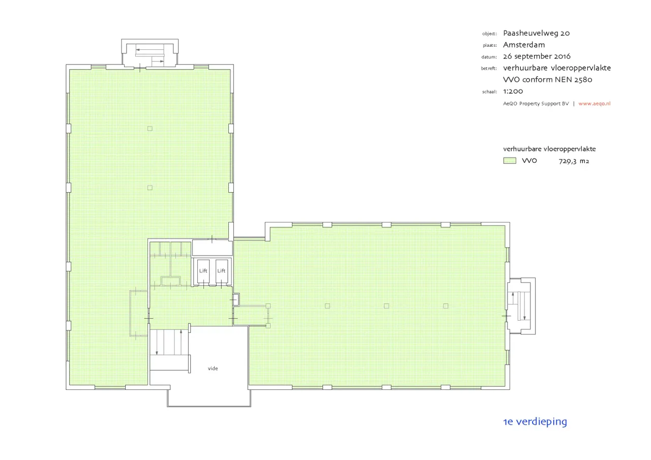 office - Paasheuvelweg 20 - Office - Dils - Plan d'étage - 2