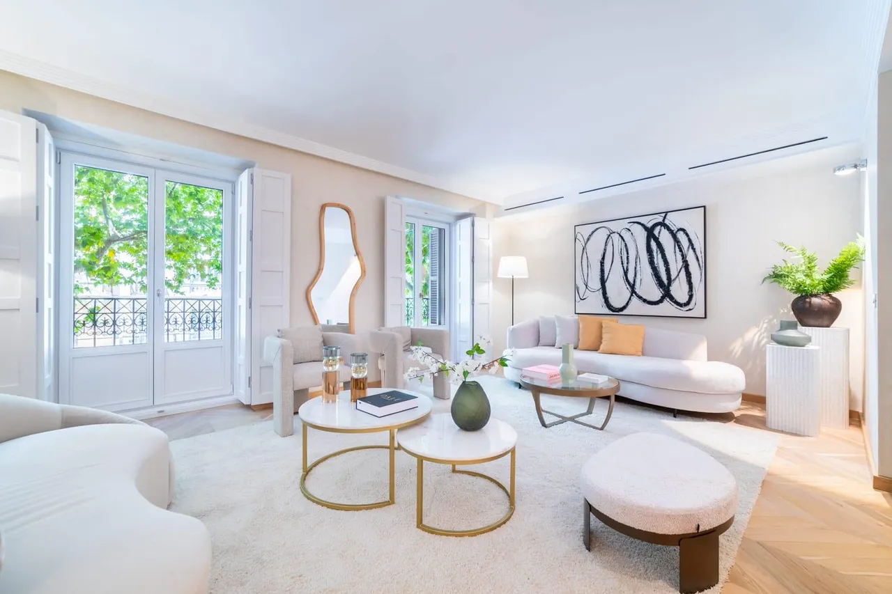 living - 175m² apartment for sale in Goya, Madrid - gallery - 2