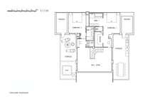 living - Ático de 291m² con 60m² terraza en venta en Nagüeles - Plano del piso thumbnail - 2